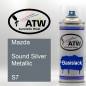 Preview: Mazda, Sound Silver Metallic, S7: 400ml Sprühdose, von ATW Autoteile West.